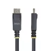 StarTech.com 3m DisplayPort 1.4 pagarināšanas kabelis, DP 1.4 pieslēgvietas aizsardzības kabelis, 8K 60Hz, DP tēviņš- sievišķi pagarināšanas adaptera vads, DisplayPort pagarināšanas kabelis, TPE apvalks, M/F