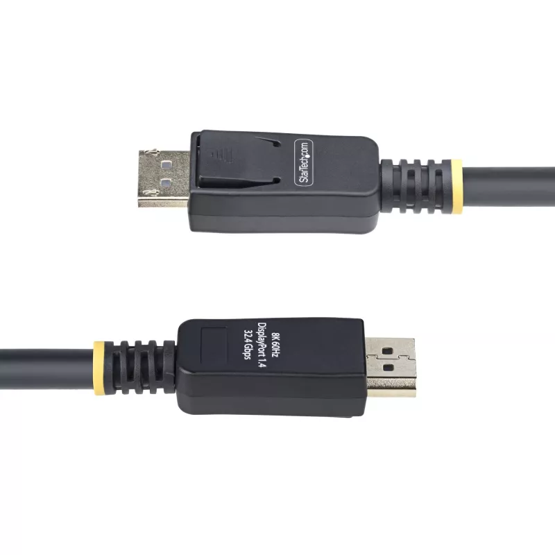 StarTech.com 3m DisplayPort 1.4 pagarināšanas kabelis, DP 1.4 pieslēgvietas aizsardzības kabelis, 8K 60Hz, DP tēviņš- sievišķi pagarināšanas adaptera vads, DisplayPort pagarināšanas kabelis, TPE apvalks, M/F