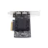 StarTech.com 2 portu PCIe 10Gb Ethernet tīkla karte, 10GbE tīkla interfeisa karte, Broadcom BCM57416 mikroshēmojums, divi RJ45 10GBase-T/Gigabit, NIC karte, TAA