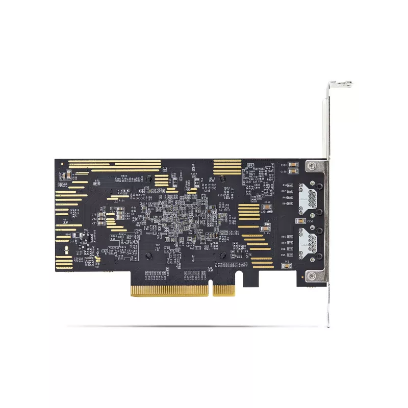 StarTech.com 2 portu PCIe 10Gb Ethernet tīkla karte, 10GbE tīkla interfeisa karte, Broadcom BCM57416 mikroshēmojums, divi RJ45 10GBase-T/Gigabit, NIC karte, TAA