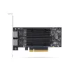 StarTech.com 2 portu PCIe 10Gb Ethernet tīkla karte, 10GbE tīkla interfeisa karte, Broadcom BCM57416 mikroshēmojums, divi RJ45 10GBase-T/Gigabit, NIC karte, TAA