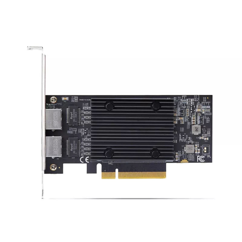StarTech.com 2 portu PCIe 10Gb Ethernet tīkla karte, 10GbE tīkla interfeisa karte, Broadcom BCM57416 mikroshēmojums, divi RJ45 10GBase-T/Gigabit, NIC karte, TAA