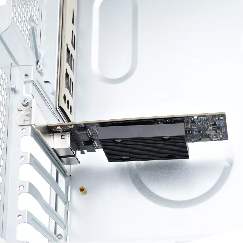 StarTech.com 2 portu PCIe 10Gb Ethernet tīkla karte, 10GbE tīkla interfeisa karte, Broadcom BCM57416 mikroshēmojums, divi RJ45 10GBase-T/Gigabit, NIC karte, TAA