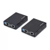 StarTech.com VDSL2 Ethernet Extender Kit over Single Pair Wire, līdz 0,6 jūdzēm (1 km) liela attāluma LAN atkārtotājs pa tālruņa līniju/CAT5e/CAT6, līdz 300 Mb/s, aizvieto 110VDSLEXTEU — TAA