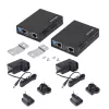 StarTech.com VDSL2 Ethernet Extender Kit over Single Pair Wire, līdz 0,6 jūdzēm (1 km) liela attāluma LAN atkārtotājs pa tālruņa līniju/CAT5e/CAT6, līdz 300 Mb/s, aizvieto 110VDSLEXTEU — TAA