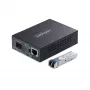 StarTech.com Gigabit Ethernet Copper-to-Fiber Media Converter, SM LC, 20km, 10/100/1000 Mbps, RJ45 uz LC, pilnībā metāla, 9K Jumbo kadri, TAA atbilstošs