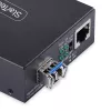 StarTech.com Gigabit Ethernet Copper-to-Fiber Media Converter, SM LC, 20km, 10/100/1000 Mbps, RJ45 uz LC, pilnībā metāla, 9K Jumbo kadri, TAA atbilstošs