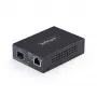 StarTech.com 10GbE Multi-Gigabit atvērts SFP+ optisko datu nesēju pārveidotājs, 10G/5G/2.5G/1G/100M, varš uz 10GBASE-X SFP+, vienmoda, daudzmodu, 16K lielie kadri, TAA