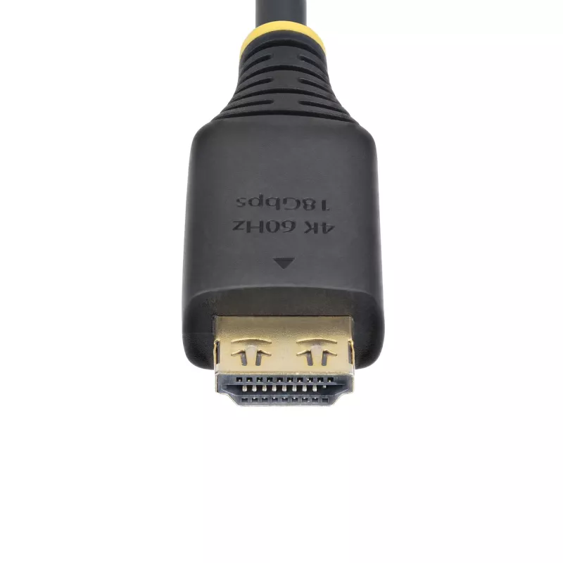 StarTech.com 2,4 m augstas veiktspējas HDMI kabelis ar satverošiem savienotājiem, 4K 60 Hz/1440p 144 Hz, HDR10/HDCP 2.2/ARC, 18 Gbps, UHD HDMI 2.0 vads televizoram/monitoram/displejam, TPE apvalks