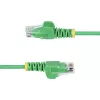 StarTech.com 1,5 m zaļš plāns CAT6 Ethernet kabelis, bez aizķeršanās, 100 W PoE, UTP, LSZH, 28AWG tīra vara dzīsla, plāns RJ45 tīkla savienojuma vads ar sprieguma samazinājumiem, individuāli testēts