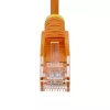 StarTech.com 2,5 m oranžs plāns CAT6 Ethernet kabelis, bez aizķeršanās, 100 W PoE, UTP, LSZH, 28AWG tīra vara vads, plāns RJ45 tīkla ielāpu vads ar spriegojuma atvieglojumiem, individuāli pārbaudīts