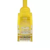 StarTech.com 5 m dzeltens plāns CAT6 Ethernet kabelis, bez aizķeršanās, 100 W PoE, UTP, LSZH, 28 AWG tīra vara vads, plāns RJ45 tīkla ielāpu vads ar spriegojuma samazināšanu, individuāli testēts