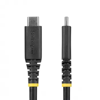 StarTech.com 2 m (6 pēdas) USB4 kabelis, 20 Gbps, USB-IF sertificēts USB-C kabelis, 240 W PD EPR, 4K 120 Hz DP 1.4, TPE apvalks, melns USB-C vads