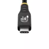 StarTech.com 2 m (6 pēdas) USB4 kabelis, 20 Gbps, USB-IF sertificēts USB-C kabelis, 240 W PD EPR, 4K 120 Hz DP 1.4, TPE apvalks, melns USB-C vads