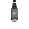 StarTech.com 1m (3ft) USB4 kabelis, 80 Gbps, USB-IF sertificēts USB-C kabelis, 240 W PD, 8K 120 Hz/4K 240 Hz DP2.1 DP80, TPE apvalks, Thunderbolt 4 saderīgs - melns USB-C vads