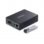 StarTech.com Gigabit Ethernet varu-optiskās šķiedras multivides pārveidotājs, VM LC, 40 km, 10/100/1000 Mb/s, RJ45 uz LC, pilnībā metālisks, 9K jumbo kadri, TAA atbilstošs