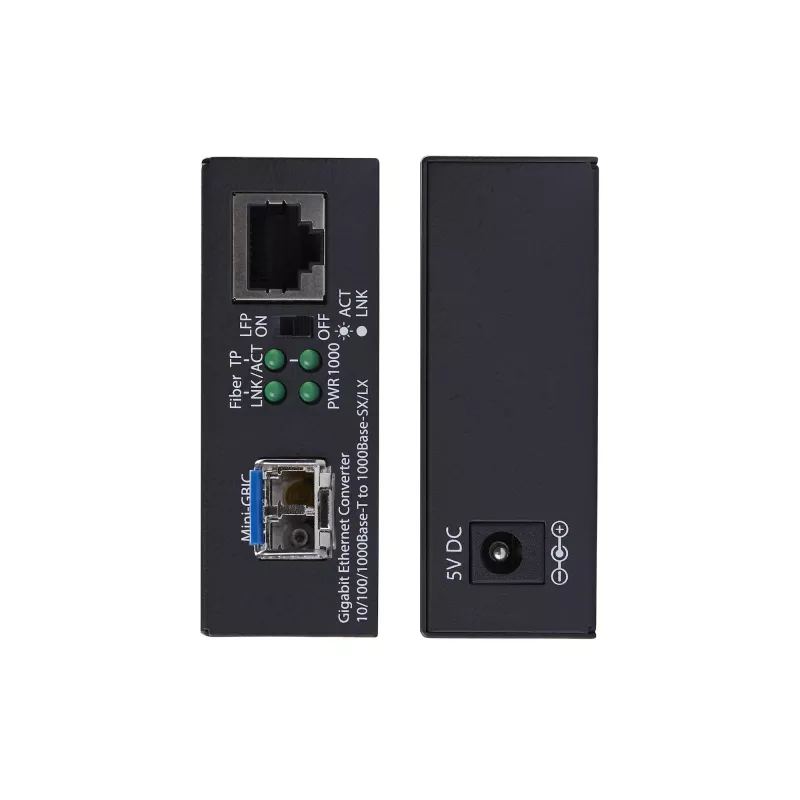 StarTech.com Gigabit Ethernet varu-optiskās šķiedras multivides pārveidotājs, VM LC, 40 km, 10/100/1000 Mb/s, RJ45 uz LC, pilnībā metālisks, 9K jumbo kadri, TAA atbilstošs