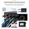 StarTech.com Gigabit Ethernet varu-optiskās šķiedras multivides pārveidotājs, VM LC, 40 km, 10/100/1000 Mb/s, RJ45 uz LC, pilnībā metālisks, 9K jumbo kadri, TAA atbilstošs