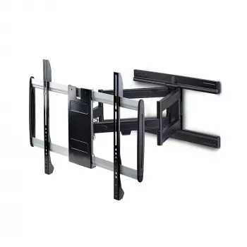 StarTech.com īpaši plāns, kustīgs TV sienas stiprinājums līdz 65 collu un 99 mārciņu/45 kg plakaniem ekrāniem, VESA 600x400, TAA atbilstošs zema profila kronšteins