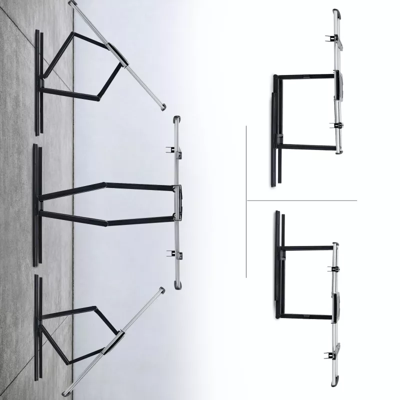 StarTech.com īpaši plāns, kustīgs TV sienas stiprinājums līdz 65 collu un 99 mārciņu/45 kg plakaniem ekrāniem, VESA 600x400, TAA atbilstošs zema profila kronšteins