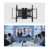 StarTech.com īpaši plāns, kustīgs TV sienas stiprinājums līdz 65 collu un 99 mārciņu/45 kg plakaniem ekrāniem, VESA 600x400, TAA atbilstošs zema profila kronšteins