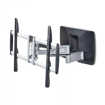 StarTech.com lieljaudas regulējams TV stiprinājums pie sienas līdz 100 collu un 187,4 mārciņu/85 kg plakaniem ekrāniem, VESA 800x500, zema profila kronšteins, atbilst TAA prasībām