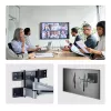 StarTech.com lieljaudas regulējams TV stiprinājums pie sienas līdz 100 collu un 187,4 mārciņu/85 kg plakaniem ekrāniem, VESA 800x500, zema profila kronšteins, atbilst TAA prasībām