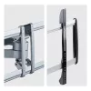 StarTech.com lieljaudas regulējams TV stiprinājums pie sienas līdz 100 collu un 187,4 mārciņu/85 kg plakaniem ekrāniem, VESA 800x500, zema profila kronšteins, atbilst TAA prasībām