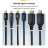 StarTech.com HDMI21-CBL-8K60-4M HDMI kabelis HDMI tipa A (standarta) melns
