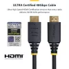 StarTech.com HDMI21-CBL-8K60-4M HDMI kabelis HDMI tipa A (standarta) melns