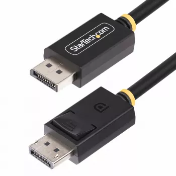 StarTech.com 3 m (10 pēdas) DisplayPort 2.1 kabelis, VESA sertificēts DP40 DisplayPort kabelis ar UHBR10/HDR/HDCP 2.2, 8K 60 Hz/4K 144 Hz ar DSC 1.2a, 40 Gbit/s, DP 2.1 kabelis, UHD monitora vads, vīr./vīr.