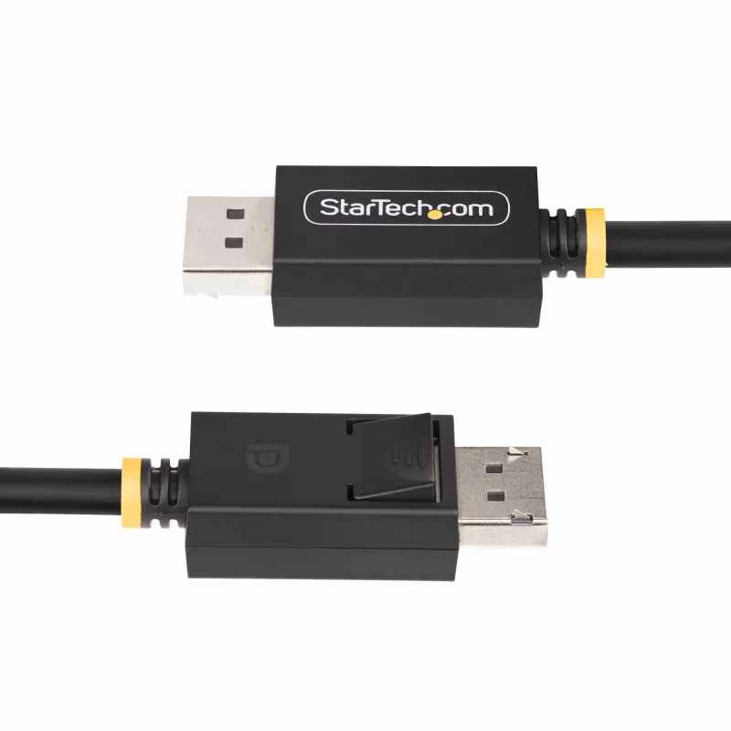 StarTech.com 3 m (10 pēdas) DisplayPort 2.1 kabelis, VESA sertificēts DP40 DisplayPort kabelis ar UHBR10/HDR/HDCP 2.2, 8K 60 Hz/4K 144 Hz ar DSC 1.2a, 40 Gbit/s, DP 2.1 kabelis, UHD monitora vads, vīr./vīr.