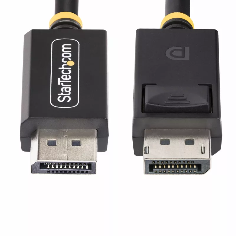 StarTech.com 3 m (10 pēdas) DisplayPort 2.1 kabelis, VESA sertificēts DP40 DisplayPort kabelis ar UHBR10/HDR/HDCP 2.2, 8K 60 Hz/4K 144 Hz ar DSC 1.2a, 40 Gbit/s, DP 2.1 kabelis, UHD monitora vads, vīr./vīr.
