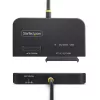 StarTech.com USB-C/USB-A uz M.2 NVMe un 2,5 collu/3,5 collu SATA adapteris, 10 Gbps, bezinstrumentu ārējais SSD cietā diska lasītājs, B+M/M-Key