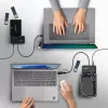 StarTech.com USB-C/USB-A uz M.2 NVMe un 2,5 collu/3,5 collu SATA adapteris, 10 Gbps, bezinstrumentu ārējais SSD cietā diska lasītājs, B+M/M-Key