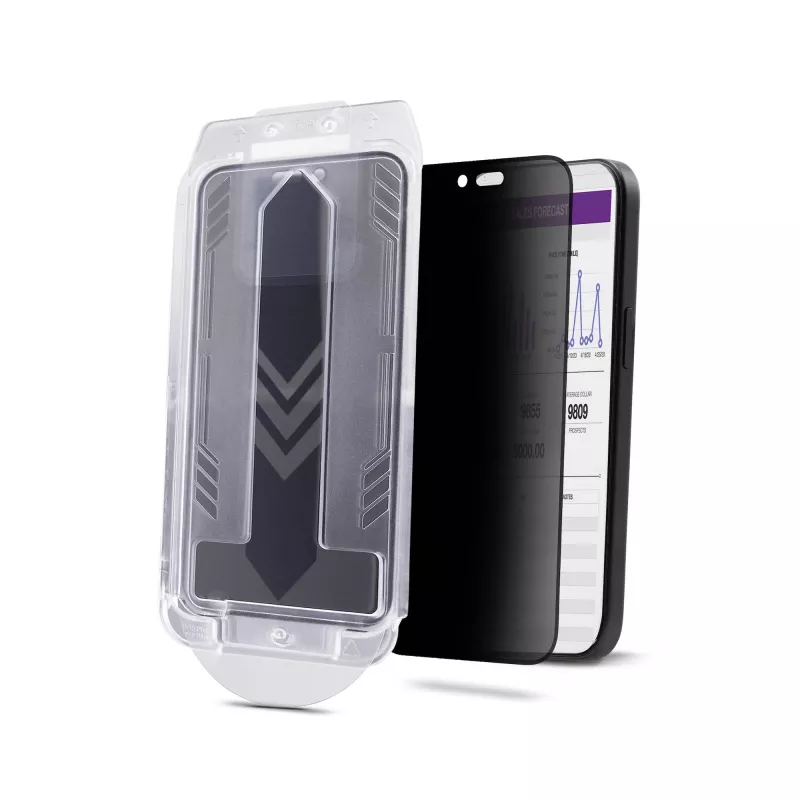 StarTech.com 4 virzienu 360 privātuma ekrāns iPhone 16 Pro Max, atbalsta portreta/ainavas orientāciju, skārienjūtīgs, rūdīta stikla aizsargs, 4 virzienu filtrs, TAA