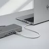 StarTech.com 1,5 m (5 pēdu) USB4 kabelis, 80 Gbps, USB-IF sertificēts USB-C kabelis, 240 W PD, 8K 120 Hz/4K 240 Hz DP2.1 DP80, TPE apvalks, Thunderbolt 4 saderīgs – balta USB-C vads