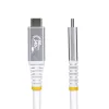 StarTech.com 1m (3 pēdas) USB4 kabelis, 80 Gbps, USB-IF sertificēts USB-C kabelis, 240 W PD, 8K 120 Hz/4K 240 Hz DP2.1 DP80, TPE apvalks, Thunderbolt 4 saderīgs - balta USB-C vads