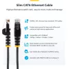 StarTech.com 25cm violeta plāns CAT6 Ethernet kabelis, Snagless, 100W PoE, UTP, LSZH, 28AWG Pure Bare Copper Wire, plāns RJ45 tīkls Patch Cord w/Strain Reliefs, Individually Tested