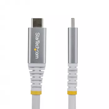 StarTech.com 3 m (10 pēdu) USB4 kabelis, 20 Gbps, USB-IF sertificēts USB-C kabelis, 60 W PD, 4K 120 Hz DP 1.4, TPE apvalks, balta USB-C vads