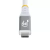StarTech.com 3 m (10 pēdu) USB4 kabelis, 20 Gbps, USB-IF sertificēts USB-C kabelis, 60 W PD, 4K 120 Hz DP 1.4, TPE apvalks, balta USB-C vads