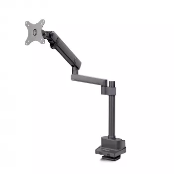 StarTech.com galda monitora statīva svira, līdz 40 collu ekrānam/17,6 mārciņas (8 kg), mehāniska, ar atsperi atbalstīta svira, C-skava/cauruma stiprinājums, uzstādīšana no augšas, bezinstrumentu regulēšana