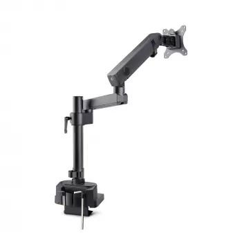 StarTech.com galda monitora statīva svira, līdz 40 collu ekrānam/17,6 mārciņas (8 kg), mehāniska, ar atsperi atbalstīta svira, C-skava/cauruma stiprinājums, uzstādīšana no augšas, bezinstrumentu regulēšana