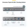 StarTech.com 199UE-USBC-DOCK klēpjdatora dokstacija/portu replikators, vadu, USB 3.2 Gen 2 (3.1 Gen 2) Type-C, pelēks