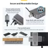 StarTech.com 199UE-USBC-DOCK klēpjdatora dokstacija/portu replikators, vadu, USB 3.2 Gen 2 (3.1 Gen 2) Type-C, pelēks