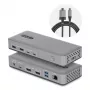StarTech.com divu monitoru USB-C dokstacija, DisplayPort, 4K 60 Hz, 100 W klēpjdatora uzlāde, 1GbE, bez draiveriem, vairāku monitoru dokstacija operētājsistēmai Windows