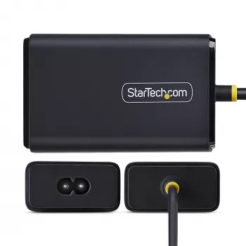 StarTech.com 65W USB-C klēpjdatora lādētājs, 1,5 m pievienots USB-C kabelis, strāvas adaptera bloks Dell, XPS, HP ProBook, MacBook Pro, Microsoft Surface Pro