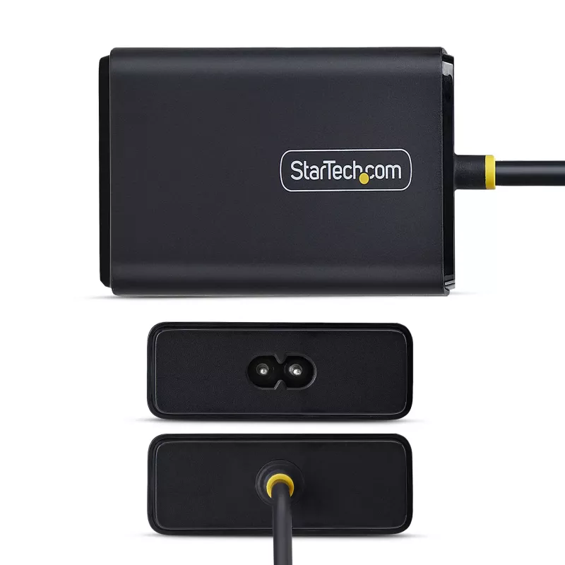 StarTech.com 100 W USB-C klēpjdatora lādētājs ar 1,5 m iebūvētu USB-C kabeli, barošanas adaptera ķieģelis Dell, XPS, HP ProBook, MacBook Pro, Microsoft Surface Pro ierīcēm