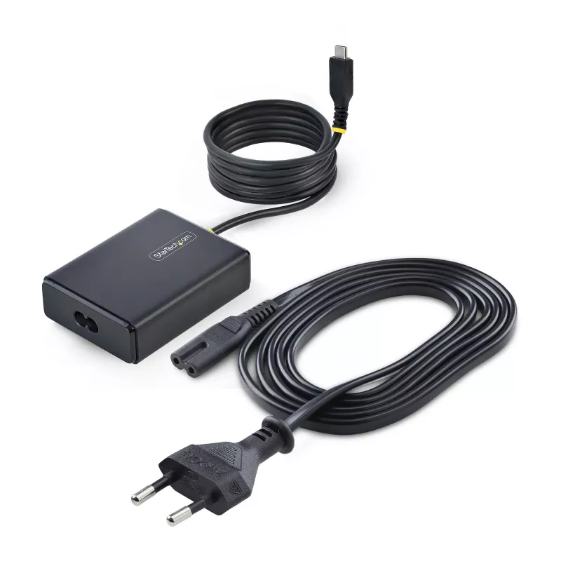 StarTech.com 100 W USB-C klēpjdatora lādētājs ar 1,5 m iebūvētu USB-C kabeli, barošanas adaptera ķieģelis Dell, XPS, HP ProBook, MacBook Pro, Microsoft Surface Pro ierīcēm