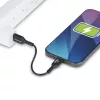 StarTech.com 6 collu (15 cm) USB-A līdz USB-C uzlādes kabelis, uzlāde un sinhronizācija, 3A, USB 2.0, TPE apvalks – melns USB uzlādes vads